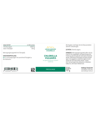 Chlorella vulgaris tablets - Wohlfühlprodukte