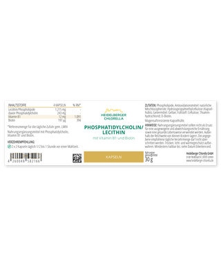 Phosphatidylcholine / Lecithin Capsules - Wohlfühlprodukte