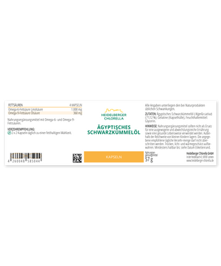 Egyptian Black Seed Oil Capsules - Wohlfühlprodukte