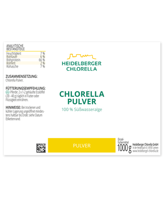 Chlorella powder pet food - Wohlfühlprodukte