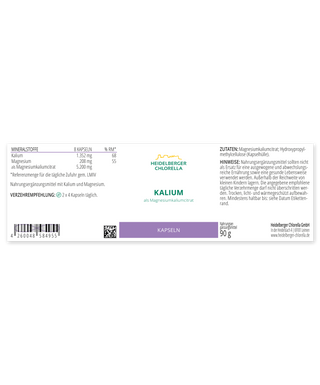 Potassium as magnesium potassium citrate capsules - Wohlfühlprodukte