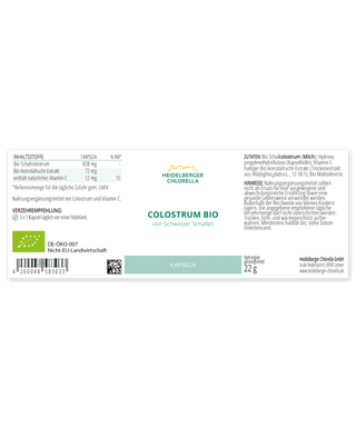 Colostrum Organic Capsules - Wohlfühlprodukte