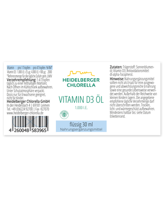 Vitamin D3 1,000 IU oil - Wohlfühlprodukte