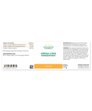 Omega-3 DHA Concentrate Capsules - Wohlfühlprodukte