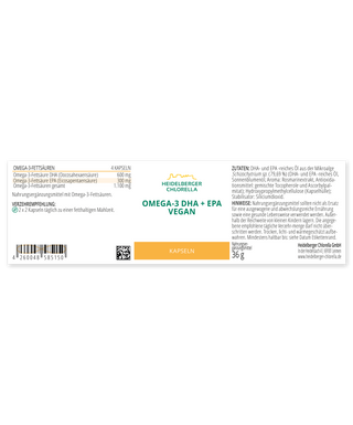 Omega-3 DHA + EPA vegan capsules - Wohlfühlprodukte