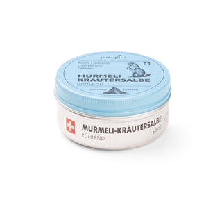 Murmeli-Kräutersalbe kühlend Sonderedition Matterhorn - Wohlfühlprodukte
