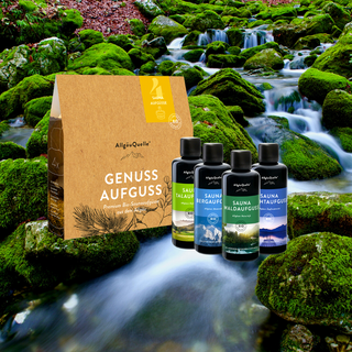 Bio Saunaaufguss Geschenkset - Wohlfühlprodukte