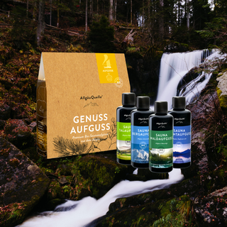 Bio Saunaaufguss Geschenkset - Wohlfühlprodukte