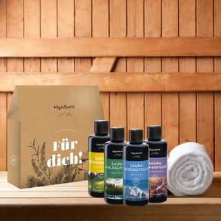 FÜR DICH 4ER SAUNA GESCHENKSET - Wohlfühlprodukte
