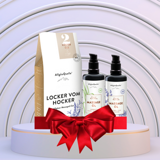 Geschenkset Locker vom Hocker - Wohlfühlprodukte