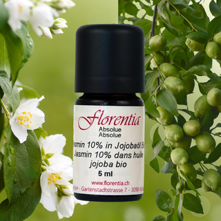 Jasmin 10% in Jojobaöl bio/KP 5 ml - Wohlfühlprodukte
