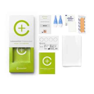 Lebensmittel-Reaktionstest - Wohlfühlprodukte
