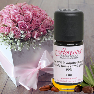 Rose 10% in Jojobaöl bio/KP Bio 5 ml - Wohlfühlprodukte