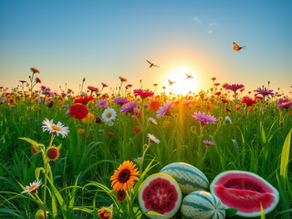 Frische Düfte und Farben des Sommers: Ein Fest der Sinne