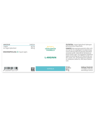 L-Arginine Capsules - Wohlfühlprodukte