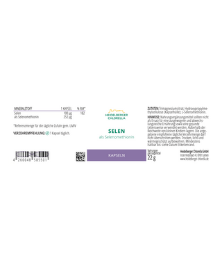 Selenium as selenomethionine capsules - Wohlfühlprodukte