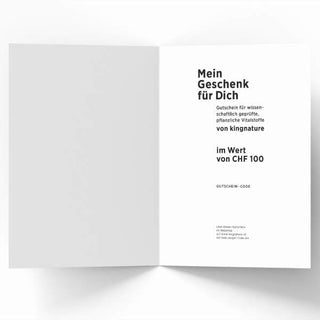 Geschenk-Gutschein - Wohlfühlprodukte