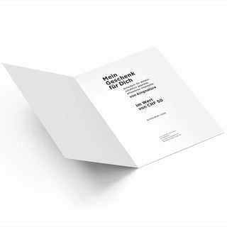 Geschenk-Gutschein - Wohlfühlprodukte