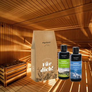 Für Dich 2er Sauna Set Geschenkset - Wohlfühlprodukte