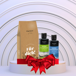 Für Dich 2er Sauna Set Geschenkset - Wohlfühlprodukte